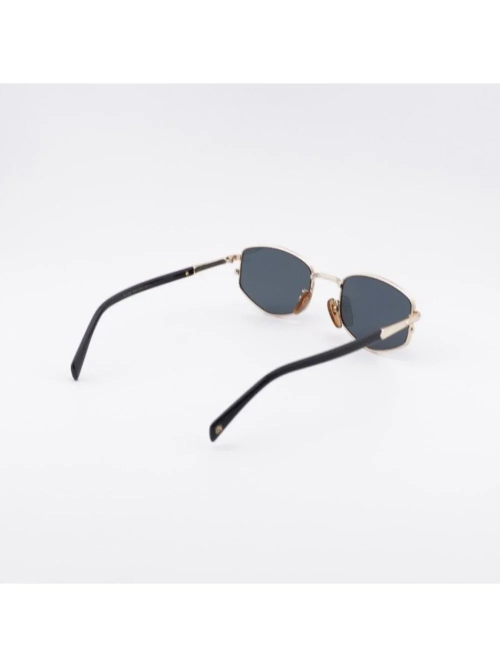 David Beckham DB 1129/S 0RHL IR Sunglasses Gold Geometric Frame, Grey Lenses